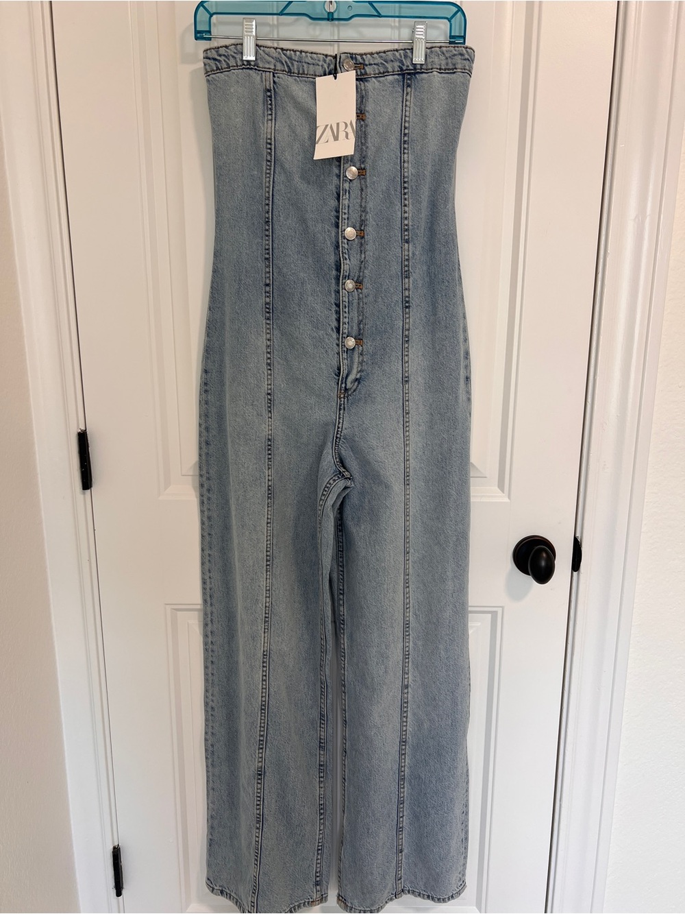 NWT Zara Denim Jumpsuit